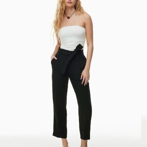 Aritzia Wilfred Front Tie trousers